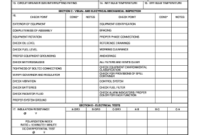 Generator Checklist Format  Fill Online Printable inside Printable Building Maintenance Log Template
