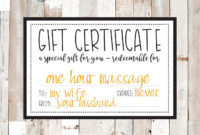 Gift Certificate / Gift Card / Gift / Gifts / Printable in Best Movie Gift Certificate Template