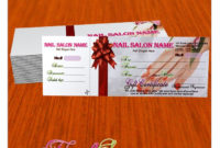 Gift Certificate Template For Nail Salon Visit Www within Nail Salon Gift Certificate
