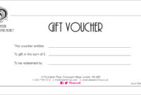 Gift Voucher Template Word Free Download  Printable within Certificate Of Cooking 7 Template Choices Free