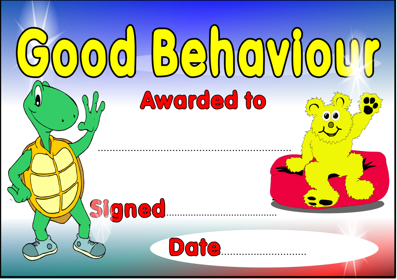 Good Behaviour Certificate with regard to Good Behaviour Certificate Editable Templates