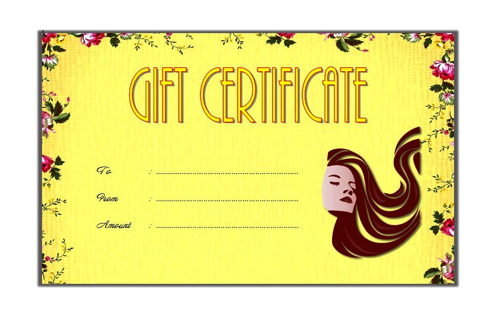 Hair Salon Gift Certificate Template Free Printable 1 in Best Salon Gift Certificate Template