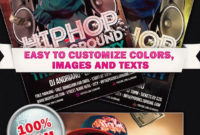 Hip Hop Underground  Flyer Psd Template Elegantflyer pertaining to Hip Hop Certificate Template 6 Explosive Ideas