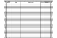 Household Goods Descriptive Inventory Form  Fill Online throughout Medication Inventory Log Template