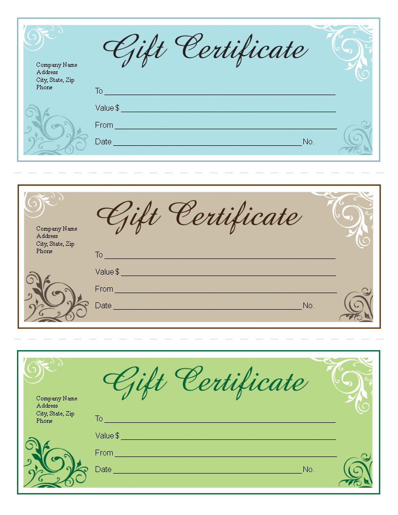 How To Make An Appealing Gift Certificate In Ms Word pertaining to Microsoft Gift Certificate Template Free Word