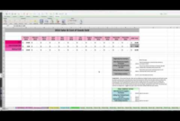 Inventory Cost  Pricing Spreadsheetpaper  Spark  A in Free Cost Tracking Template