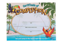 Island Vbs Certificates Of Completion  Stuff I Designed pertaining to Free Vbs Certificate Template