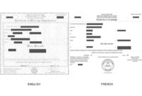 Marriage Certificate Translation Sample  Richard Gliech with regard to Awesome Marriage Certificate Translation Template