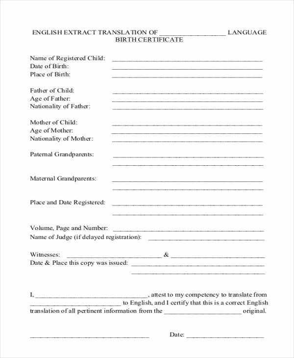 Marriage Certificate Translation Template Elegant Free 41 intended for Awesome Marriage Certificate Translation Template
