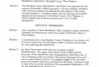 Marshall County Fire Documents for Homeowners Association Meeting Agenda Template
