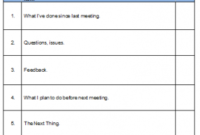 Meeting Agenda intended for Free Meeting Agenda Template Word Download