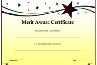 Merit Certificate Template With Images  Certificate Of within Honor Roll Certificate Template Free 7 Ideas