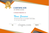 Modern Word Certificate Of Appreciation Template with regard to Free Template For Certificate Of Appreciation In Microsoft Word