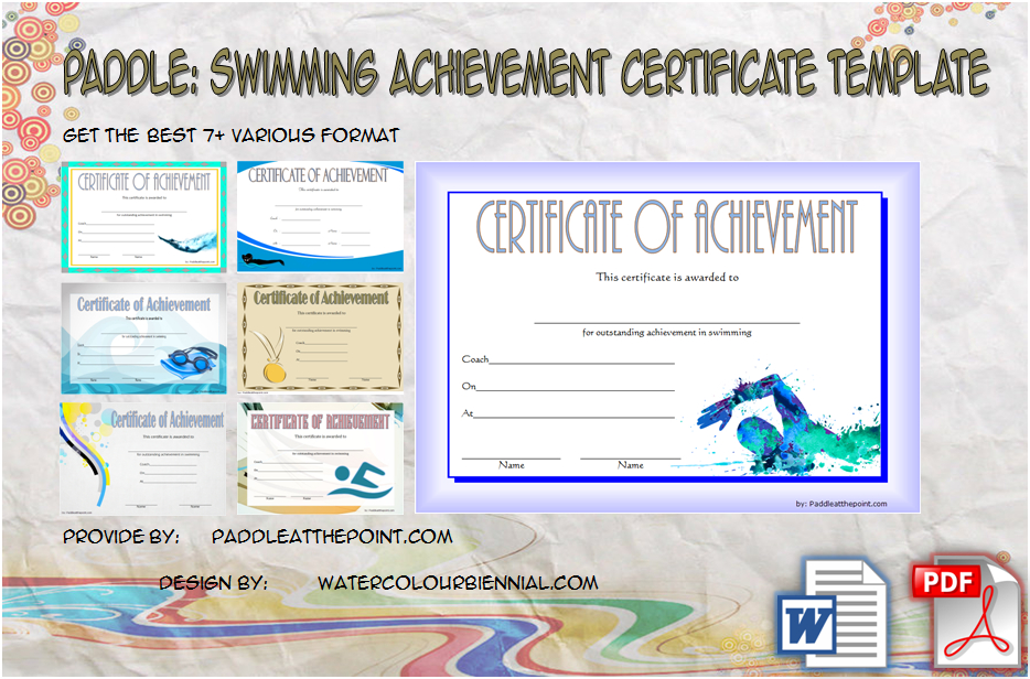 Most Improved Student Certificate Printable  10 Best Ideas in Swimming Certificate Template