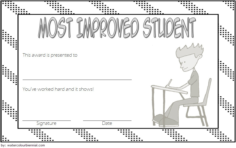Most Improved Student Certificate Printable  10 Best Ideas inside Best Student Of The Week Certificate Templates