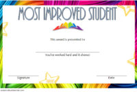 Most Improved Student Certificate Printable  10 Best Ideas intended for Certificate Of School Promotion 10 Template Ideas