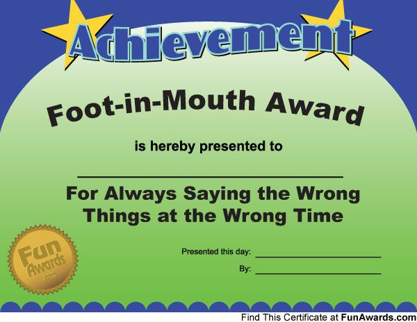 Most Likely To Awards  Funny Office Awards Funny Awards in Free Most Likely To Certificate Templates