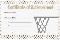 Netball Achievement Certificate Editable Templates for Quality Download 10 Basketball Mvp Certificate Editable Templates