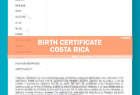 Order A Birth Certificate Translation Template From Costa Rica within Birth Certificate Translation Template