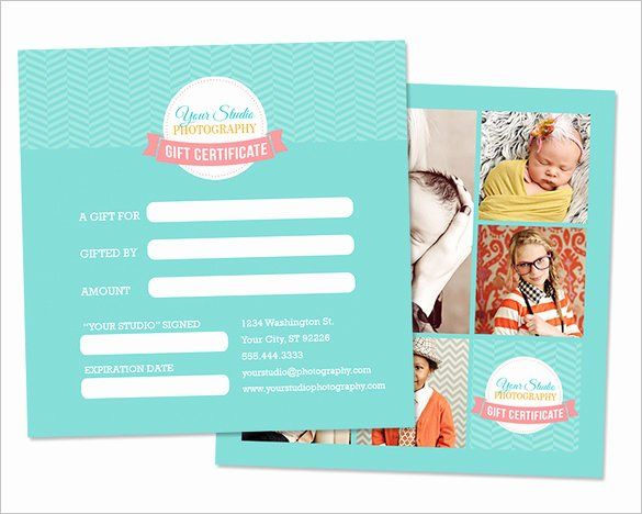 Photo Session Gift Certificate Template Beautiful Graphy regarding Photography Session Gift Certificate