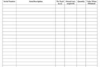 Physical Inventory Sheet 1  Small Business Free Forms regarding Inventory Control Log Template