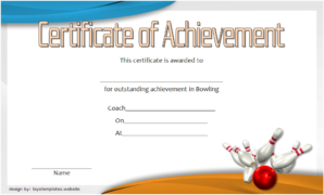Free Bowling Certificate Template – Oahubeachweddings