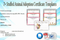Pin On Certificate Customizable Design Templates within Quality Build A Bear Birth Certificate Template