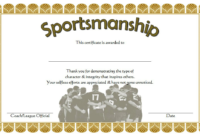 Pin On Sportsmanship Certificate Templates Free with regard to Soccer Mvp Certificate Template