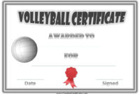 Pincoral Berta On All Things Volleyball  Volleyball intended for Volleyball Certificate Template Free