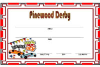 Pinewood Derby Certificate Template  7 Greatest Designs in Drama Certificate Template Free 10 Fresh Concepts