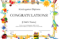 Preschool Graduation Diploma Free Printable  Free Printable with Kindergarten Graduation Certificate Printable