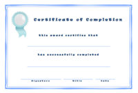 Printable Certificates Of Completion  Sampleprintable within Best Certificate Of Completion Template Free Printable
