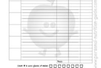 Printable Charts And Logs To Help You Keep Track Of Chores regarding Free Boring Log Template
