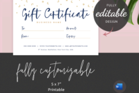 Printable Gift Certificate Templates  Beauty Salon Diy inside Quality Free Printable Beauty Salon Gift Certificate Templates