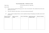 Process Recording Format throughout Free Planning Session Agenda Template