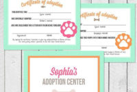 Puppy Adoption Certificate Template  Google Search  Pet intended for Free Cat Adoption Certificate Templates