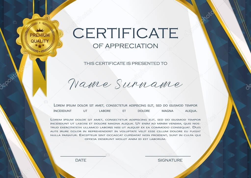 Qualification Certificate Appreciation Design Elegant with regard to Qualification Certificate Template
