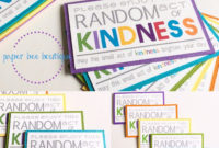 Random Acts Of Kindness Cards Already Assembled 1 Dozen regarding Kindness Certificate Template Free
