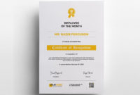 Recognition Certificate Template Stationary Design In Ms in Share Certificate Template Australia