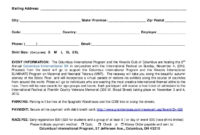 Reg Form With Disclaimer  Race Day How To Plan Names inside 5K Race Certificate Template