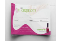 Salon Gift Certificate Template  9 Free Pdf Psd Ai in Quality Free Printable Beauty Salon Gift Certificate Templates