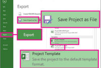 Save A Project File As A Template  Project within Cost Savings Report Template