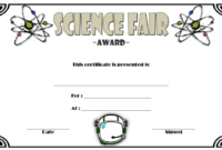 Science Fair Winner Certificate Template 6 regarding Science Achievement Certificate Templates