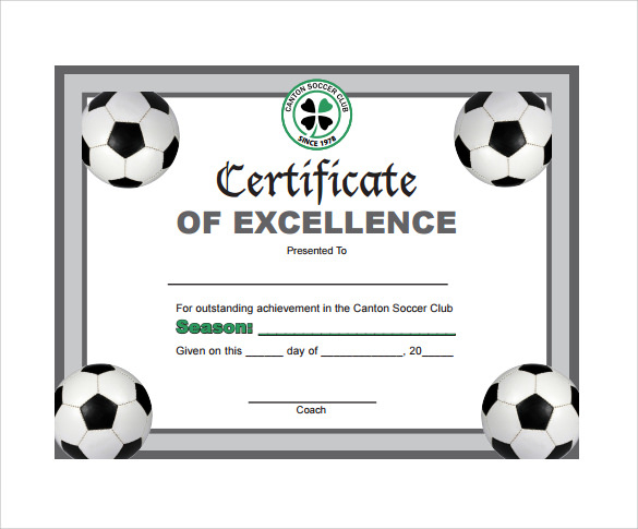 Soccer Certificate Templates For Word  Hand Plane in Awesome Soccer Certificate Template Free