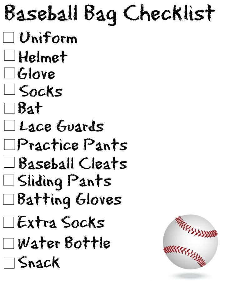 Sports Bag Checklists Free Printable  Softball Bags pertaining to Volleyball Tournament Certificate 8 Epic Template Ideas