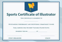 Sports Certificate Template Illustrator  Certificate with regard to Best Sports Day Certificate Templates Free