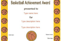 Sports Certificates  Basketball Award  Certificatestreet with regard to Most Improved Player Certificate Template