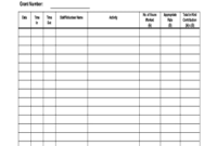 Staff Communication Log  Fillable  Printable Templates with regard to Quality Time Management Log Template
