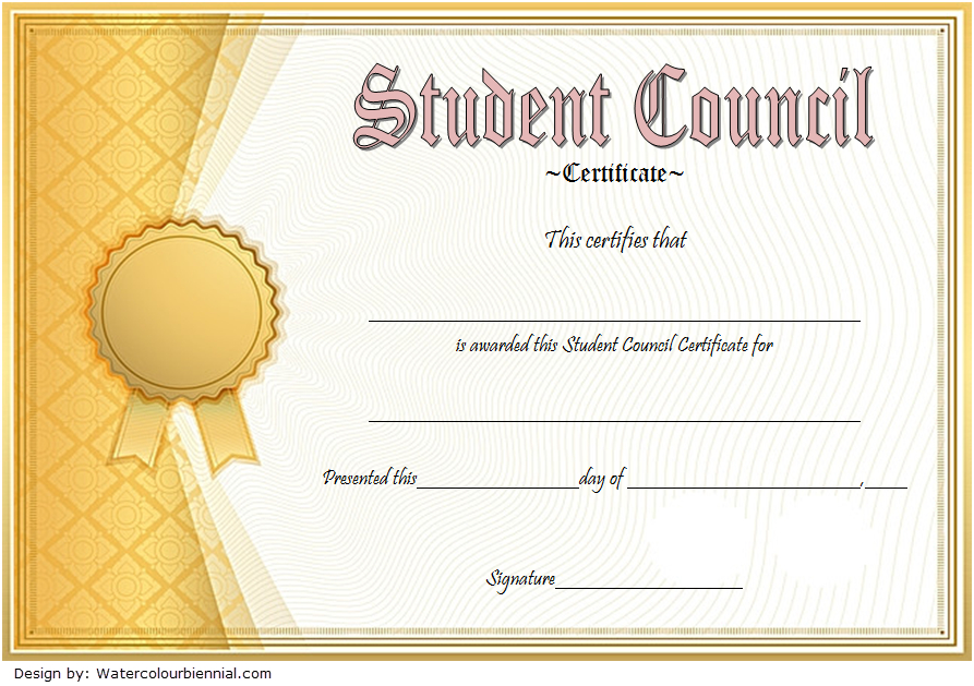 Student Council Certificate Template  8 Professional Ideas throughout Awesome Chess Tournament Certificate Template Free 8 Ideas