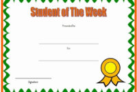Student Of The Month Certificate Template Fresh Free for Amazing Teacher Of The Month Certificate Template